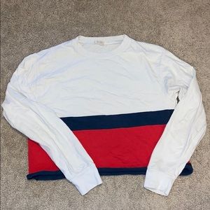 Long sleeve striped shirt